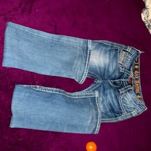 Rock revival (jeans) mid-rise boot cut size 24